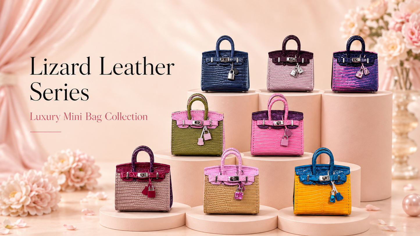 Genuine Lizard‑Skin Hand‑External‑Seam Birkin