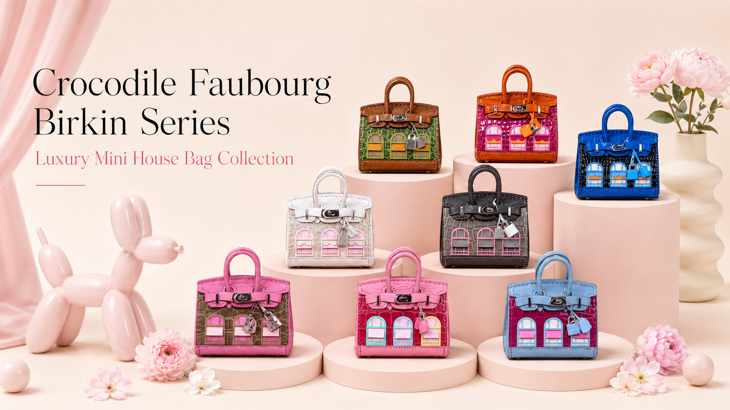 Faubourg Birkin with genuine alligator leather