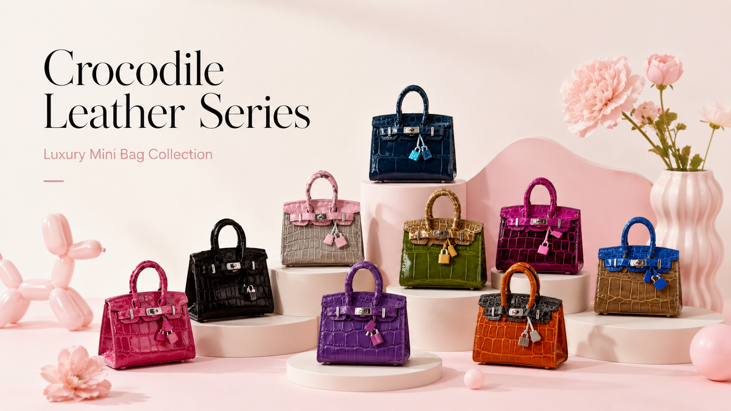 Genuine Crocodile‑Skin Hand‑External‑Seam Birkin