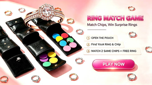 Ring Match Game Blind Bag I Hypoallergenic Adjustable Surprise Rings